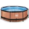EXIT TOYS Piscine EXIT Wood ø244x76cm Avec Pompe Filtrante - Marron 1 EXIT TOYS Piscine EXIT Wood ø244x76cm Avec Pompe Filtrante - Marron -Piscine Soldes 52937110 1