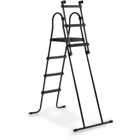 EXIT TOYS Échelle De Piscine EXIT Pour Hauteur De Cadre De 108-122cm - Noir 4 EXIT TOYS Échelle De Piscine EXIT Pour Hauteur De Cadre De 108-122cm - Noir – Image 2