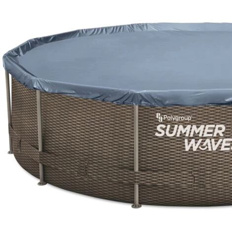 Piscine Tubulaire Rattan ø 3,66m X91cm SUMMER WAVES 6 Piscine Tubulaire Rattan ø 3,66m X91cm SUMMER WAVES – Image 4