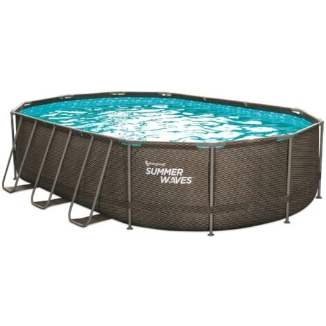 Summer Waves Piscine Tubulaire à Aspect Tressé 6.10x3.66x1.22M SummerWaves 4 Summer Waves Piscine Tubulaire à Aspect Tressé 6.10x3.66x1.22M SummerWaves – Image 2