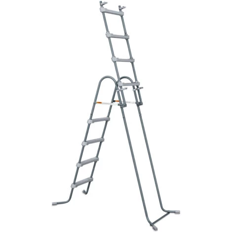 Échelle Piscine Marche Gris SUMMER WAVES H 122cm 3 Échelle Piscine Marche Gris SUMMER WAVES H 122cm