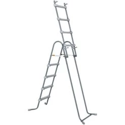 Échelle Piscine Marche Gris SUMMER WAVES H 132cm