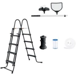 Piscine Tubulaire Teck ø4,27 X1,07m SUMMER WAVES 9 Piscine Tubulaire Teck ø4,27 X1,07m SUMMER WAVES -Piscine Soldes 53800608 3