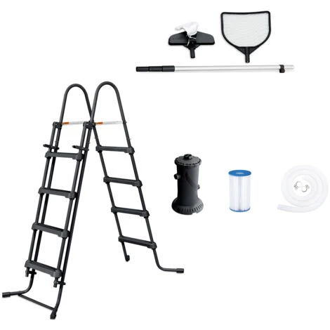 Piscine Tubulaire Teck ø4,27 X1,07m SUMMER WAVES 5 Piscine Tubulaire Teck ø4,27 X1,07m SUMMER WAVES – Image 3