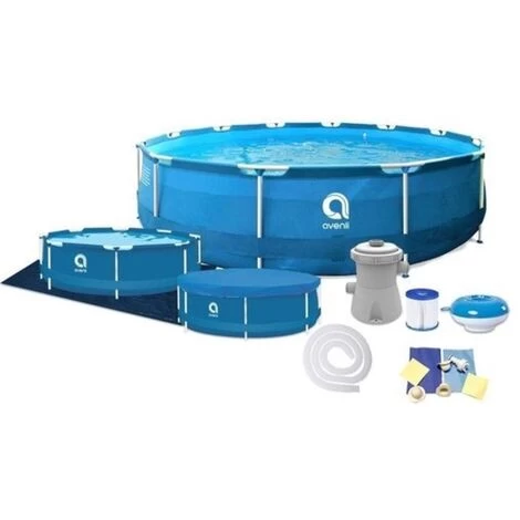 Piscine Hors-sol Tubulaire - Complète - 305x76 Cm - Avec Pompe 4 Piscine Hors-sol Tubulaire - Complète - 305x76 Cm - Avec Pompe – Image 2