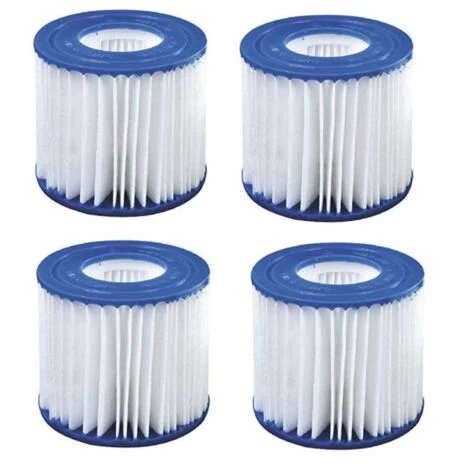 Filtres De Piscine - 13,5cm X ø10,5cm - Lot De 4 Pièces - Pompe Type 2 - Jusqu'à 3028 Litres Par Heure 3 Filtres De Piscine - 13,5cm X ø10,5cm - Lot De 4 Pièces - Pompe Type 2 - Jusqu'à 3028 Litres Par Heure
