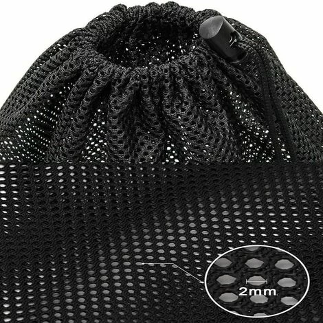 Sac De Pompe,Triomphe Sac En Filet De Filtre De Pompe, Sac De Filtre De Pompe D'étang, Sac En Filet De Pompe, Accessoires De Filtre De Pompe à Eau Domestique (41 X 31cm, Noir) 6 Sac De Pompe,Triomphe Sac En Filet De Filtre De Pompe, Sac De Filtre De Pompe D'étang, Sac En Filet De Pompe, Accessoires De Filtre De Pompe à Eau Domestique (41 X 31cm, Noir) – Image 4