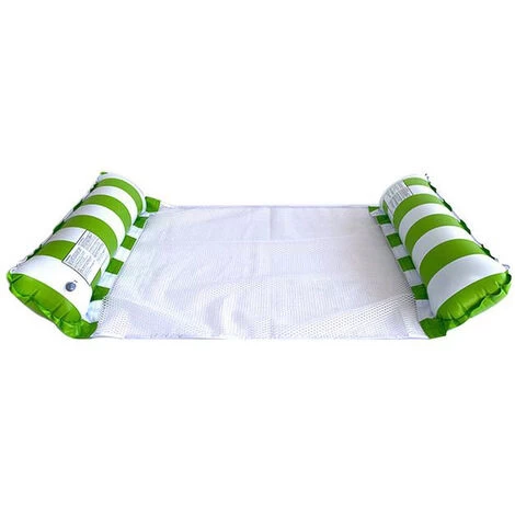 Lot De 2 Hamac Gonflable Piscine,4-en-1 Gonflables Pour Piscine (selle, Fauteuil, Hamac, Drifter) Hamac D'eau, Flottant Chaise Longue Pour Adultes Et Enfants. (Vert + Jaune) 4 Lot De 2 Hamac Gonflable Piscine,4-en-1 Gonflables Pour Piscine (selle, Fauteuil, Hamac, Drifter) Hamac D'eau, Flottant Chaise Longue Pour Adultes Et Enfants. (Vert + Jaune) – Image 2