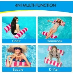 Lot De 2 Hamac Gonflable Piscine,4-en-1 Gonflables Pour Piscine (selle, Fauteuil, Hamac, Drifter) Hamac D'eau, Flottant Chaise Longue Pour Adultes Et Enfants. (Vert + Jaune) 10 Lot De 2 Hamac Gonflable Piscine,4-en-1 Gonflables Pour Piscine (selle, Fauteuil, Hamac, Drifter) Hamac D'eau, Flottant Chaise Longue Pour Adultes Et Enfants. (Vert + Jaune) -Piscine Soldes 54497497 4
