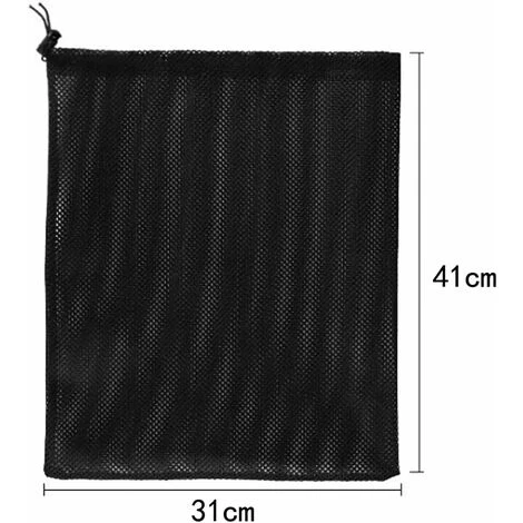 Sac De Pompe,Betterlife 2Pcs Sac En Filet De Filtre De Pompe, Sac De Filtre De Pompe D'étang, Sac En Filet De Pompe, Accessoires De Filtre De Pompe à Eau Domestique (41 31cm, Noir) 4 Sac De Pompe,Betterlife 2Pcs Sac En Filet De Filtre De Pompe, Sac De Filtre De Pompe D'étang, Sac En Filet De Pompe, Accessoires De Filtre De Pompe à Eau Domestique (41 31cm, Noir) – Image 2