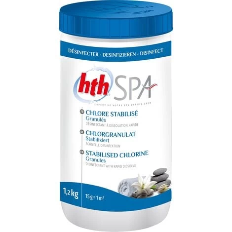 Hth - Spa CHLORE STABILISE Granulés - 1,2kg - 00218515 3 Hth - Spa CHLORE STABILISE Granulés - 1,2kg - 00218515