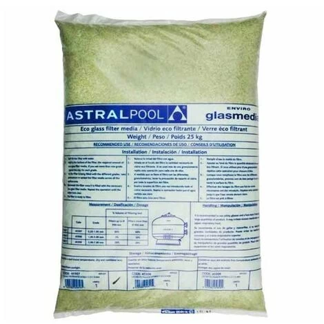 Lit Filtrant En Verre ECO 0,5 - 1,0 Mm, Sac De 25 Kg 3 Lit Filtrant En Verre ECO 0,5 - 1,0 Mm, Sac De 25 Kg
