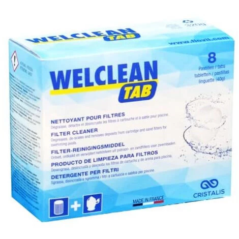 Nettoyant Filtre Welclean Tab (boite De 8) 3 Nettoyant Filtre Welclean Tab (boite De 8)