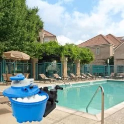 Ensoleillé Boule Filtrante De Piscine 700g, Filtre En Fibre -Piscine Soldes 55285547 3