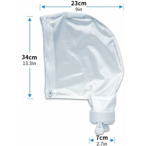 Sacs Filtrants Pour Nettoyeur De Piscine 2 Pièces, Sacs Filtrants Pour Piscine Pour Polaris 280/480, Sac Filtrant à Fermeture éclair, Sac De Remplacement Pour Nettoyeur De Piscine, Sac De Nettoyage,Gu 5 Sacs Filtrants Pour Nettoyeur De Piscine 2 Pièces, Sacs Filtrants Pour Piscine Pour Polaris 280/480, Sac Filtrant à Fermeture éclair, Sac De Remplacement Pour Nettoyeur De Piscine, Sac De Nettoyage,Gu – Image 3