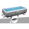 Kit Piscine Tubulaire Rectangulaire Bestway Power Steel 4,04 X 2,01 X 1,00 M + Bâche De Protection 2 Kit Piscine Tubulaire Rectangulaire Bestway Power Steel 4,04 X 2,01 X 1,00 M + Bâche De Protection -Piscine Soldes 55406576 1
