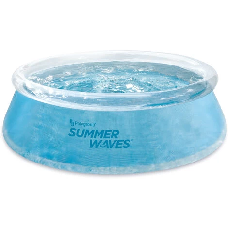 Piscine Auto Transparente ø 2,44m X76cm SUMMER WAVES 3 Piscine Auto Transparente ø 2,44m X76cm SUMMER WAVES