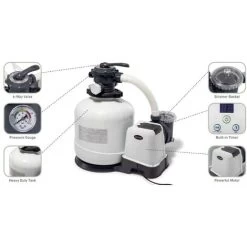 Pompe à Filtre à Sable Intex 26644GS - 5.700 Litres Par Heure -Piscine Soldes 55622885 5