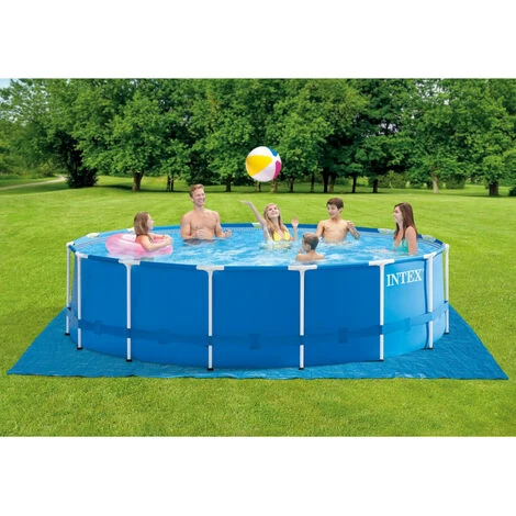 Piscine Tubulaire INTEX Metal Frame - Ronde - 457x122cm 5 Piscine Tubulaire INTEX Metal Frame - Ronde - 457x122cm – Image 3