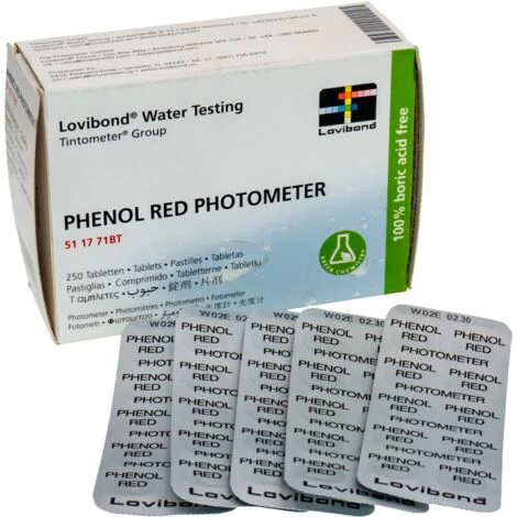 Boîte Réactifs Phenol Red Pour Photomètre 250 Unités Lovibond 4 Boîte Réactifs Phenol Red Pour Photomètre 250 Unités Lovibond – Image 2
