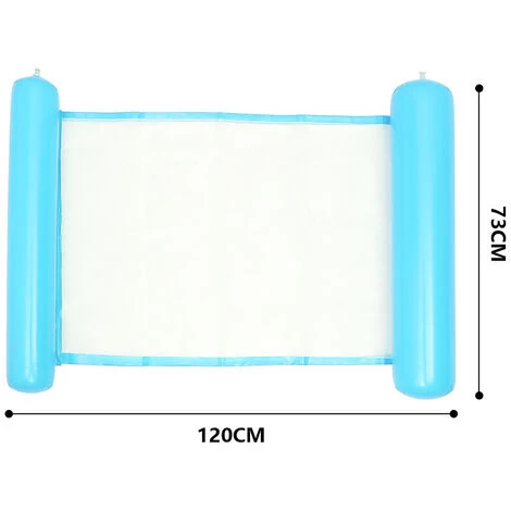 Randaco Hamac Gonflable Piscine 4 En 1 Bouée Matelas Gonflable Facile Pour Adultes Chaise De Lit Flottant Portable D'eau Pour Mer Plage Piscine Bleu 4 Randaco Hamac Gonflable Piscine 4 En 1 Bouée Matelas Gonflable Facile Pour Adultes Chaise De Lit Flottant Portable D'eau Pour Mer Plage Piscine Bleu – Image 2