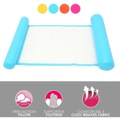 Randaco Hamac Gonflable Piscine 4 En 1 Bouée Matelas Gonflable Facile Pour Adultes Chaise De Lit Flottant Portable D'eau Pour Mer Plage Piscine Bleu 9 Randaco Hamac Gonflable Piscine 4 En 1 Bouée Matelas Gonflable Facile Pour Adultes Chaise De Lit Flottant Portable D'eau Pour Mer Plage Piscine Bleu -Piscine Soldes 56114191 3