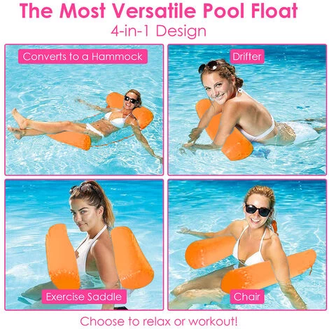 Randaco Hamac Gonflable Piscine 4 En 1 Bouée Matelas Gonflable Facile Pour Adultes Chaise De Lit Flottant Portable D'eau Pour Mer Plage Piscine Bleu 7 Randaco Hamac Gonflable Piscine 4 En 1 Bouée Matelas Gonflable Facile Pour Adultes Chaise De Lit Flottant Portable D'eau Pour Mer Plage Piscine Bleu – Image 5