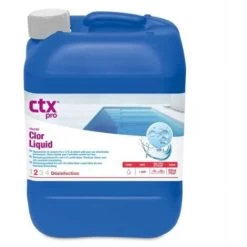 Produit D'entretien Piscine - CTX 161 - Chlore Liquide - 20 L De CTX