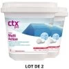 Produit D'entretien Piscine - CTX 393 - Multi Action 250 G - 5 Kg - 2x5 Kg De CTX -Piscine Soldes 57233079 1