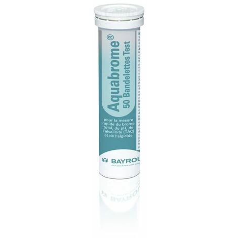 Bayrol Aquabrome Quicktest - Tube De 50 Bandelettes D'analyse 3 Bayrol Aquabrome Quicktest - Tube De 50 Bandelettes D'analyse