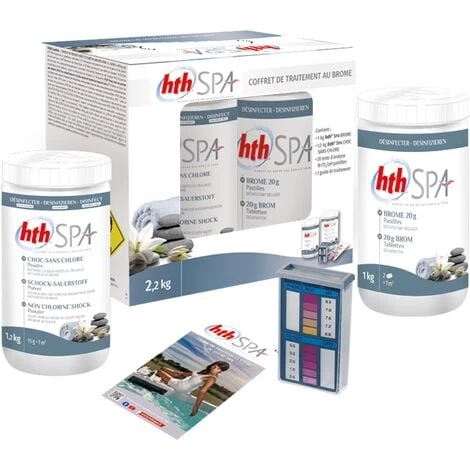 Hth - Spa PETIT COFFRET DE TRAITEMENT AU BROME - 2,2kg - 00250858 3 Hth - Spa PETIT COFFRET DE TRAITEMENT AU BROME - 2,2kg - 00250858