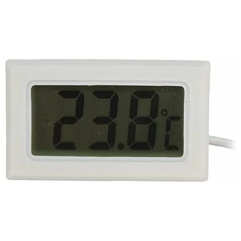Digital LCD Thermomètre Moniteur De Température Avec Sonde Externe Pour Réfrigérateur Congélateur Réfrigérateur Aquarium - Blanc LO-Ron 5 Digital LCD Thermomètre Moniteur De Température Avec Sonde Externe Pour Réfrigérateur Congélateur Réfrigérateur Aquarium - Blanc LO-Ron – Image 3