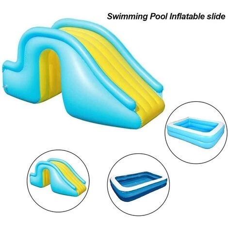 Toboggan Gonflable, Toboggan De Piscine Gonflable Extérieur Parc Aquatique Pour Enfants Centre De Jeu Piscine D'été Fournitures De Jeu D'eau Jouet Pour Extérieur Intérieur 5 Toboggan Gonflable, Toboggan De Piscine Gonflable Extérieur Parc Aquatique Pour Enfants Centre De Jeu Piscine D'été Fournitures De Jeu D'eau Jouet Pour Extérieur Intérieur – Image 3