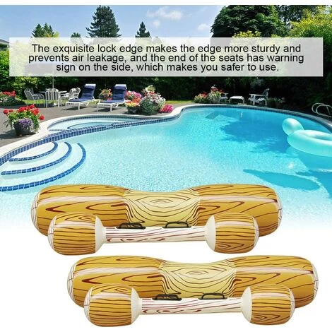 Gonflable Flottant Rangée Jouets Piscine Fête Bord De Mer Sports Nautiques Jeux Flotteur Gonflable Pour Deux Personne 6 Gonflable Flottant Rangée Jouets Piscine Fête Bord De Mer Sports Nautiques Jeux Flotteur Gonflable Pour Deux Personne – Image 4