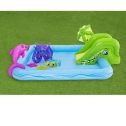 BESTWAY Aire De Jeux Pataugeoire Fantastic Aquarium 239 X 206 X 86 Cm Avec Fontaine -Piscine Soldes 58473128 3