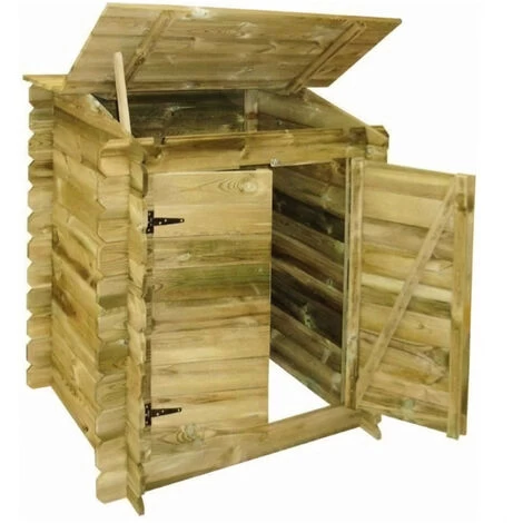 UBBINK Coffre De Rangement Pour Filtration En Bois De Piscine 3 UBBINK Coffre De Rangement Pour Filtration En Bois De Piscine