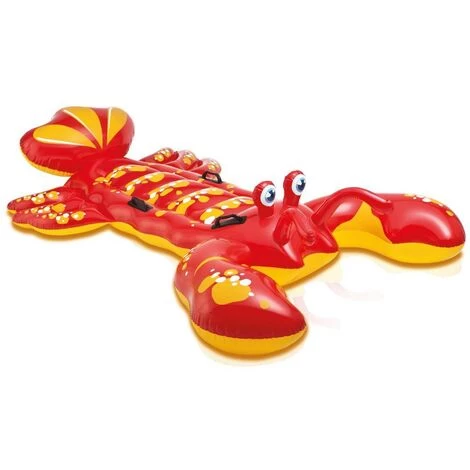 Homard Gonflable à Chavaucher Intex - 213 X 137 Cm - Rouge Et Jaune - Livraison Gratuite 3 Homard Gonflable à Chavaucher Intex - 213 X 137 Cm - Rouge Et Jaune - Livraison Gratuite