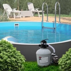 Système De Filtration à Sable 13,2m³/h Gris/Noir Minuterie VitaliSpa -Piscine Soldes 59119821 3