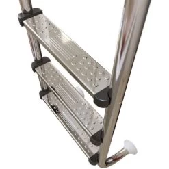Échelle De Piscine Acier Inoxydable Brillant Avec 3 Barreaux -Piscine Soldes 59174937 5