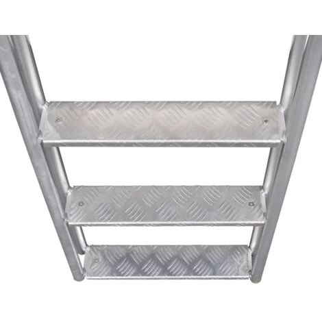 Échelle De Piscine/quai à 4 Marches Aluminium 167 Cm VidaXL 6 Échelle De Piscine/quai à 4 Marches Aluminium 167 Cm VidaXL – Image 4