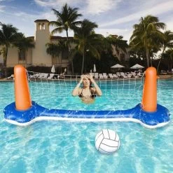 ZOLGINAH Ensemble De Volley-Ball Gonflable - Volleyball Gonflable Piscine Toy Avec Basket-Ball Hoop Volley-Ball Filet Deux Balles Jeu De Natation Pour Enfants Adultes… 11 ZOLGINAH Ensemble De Volley-Ball Gonflable - Volleyball Gonflable Piscine Toy Avec Basket-Ball Hoop Volley-Ball Filet Deux Balles Jeu De Natation Pour Enfants Adultes… -Piscine Soldes 59345069 5