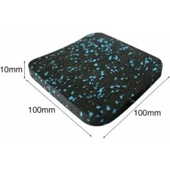 Tapis De Course Absorbeur De Choc Tapis, Domicile Anti-vibrasion Son Isolation Épaissie Sol Coussin Pour Tapis De Course - Noir（6Pcs ）LO-Ron -Piscine Soldes 59402289 2