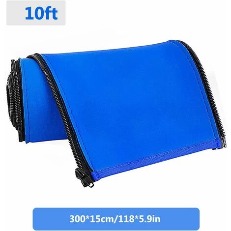 Couvertures De Main Courante De Piscine, Couverture Zippée Pour Rail De Piscine, Couvertures Antidérapantes Bleues De Main Courante Pour Des Poignées D'échelle De Piscine Résistant LO-Ron 4 Couvertures De Main Courante De Piscine, Couverture Zippée Pour Rail De Piscine, Couvertures Antidérapantes Bleues De Main Courante Pour Des Poignées D'échelle De Piscine Résistant LO-Ron – Image 2