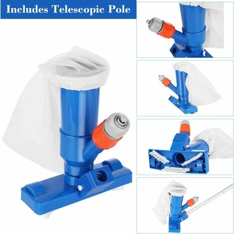 Aspirateur Piscine,Aspirateur à Jet De Piscine Avec Tige,Portable Aspirateur Accessoires De Nettoyage Pour Spa,étang,Piscine,Fontaine GrooFoo 5 Aspirateur Piscine,Aspirateur à Jet De Piscine Avec Tige,Portable Aspirateur Accessoires De Nettoyage Pour Spa,étang,Piscine,Fontaine GrooFoo – Image 3