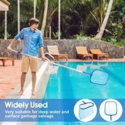 LYCXAMES -- Kit Nettoyage Piscine, Avec Tige Télescopique Utilisé Pour Nettoyer La Piscine Gonflable Pour Enfants, Utilisé Pour Nettoyer L'aquarium Familial écumeur Léger Long Tubes Amovibles -Piscine Soldes 59867545 4