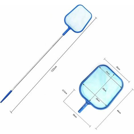 ZOLGINAH Épuisette Piscine Pour Nettoyer Les Feuilles Flottantes, Les Insectes, Excellent Outil De Nettoyage De Piscine (bleu) 4 ZOLGINAH Épuisette Piscine Pour Nettoyer Les Feuilles Flottantes, Les Insectes, Excellent Outil De Nettoyage De Piscine (bleu) – Image 2
