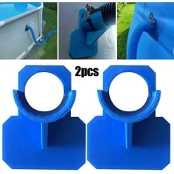 Support De Tuyau D'eau De Piscine Au Sol, 2 Pièces, Nouveaux Accessoires -Piscine Soldes 61062559 2