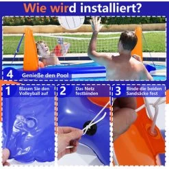 Randaco Jouets De Piscine Ensemble De Volley-ball De Piscine Flottant Amusement D'été De Basket-ball Gonflable 10 Randaco Jouets De Piscine Ensemble De Volley-ball De Piscine Flottant Amusement D'été De Basket-ball Gonflable -Piscine Soldes 61227040 4