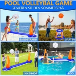 Randaco Jouets De Piscine Ensemble De Volley-ball De Piscine Flottant Amusement D'été De Basket-ball Gonflable 11 Randaco Jouets De Piscine Ensemble De Volley-ball De Piscine Flottant Amusement D'été De Basket-ball Gonflable -Piscine Soldes 61227040 5