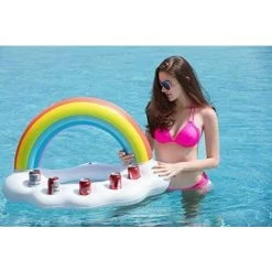 Bar De Piscine Gonflable Nuage Arc-en-Ciel Bar Flottant Boisson Salade Fruits Pour Piscine Ou Spa Flotteur Fête Accessoires été 9 Bar De Piscine Gonflable Nuage Arc-en-Ciel Bar Flottant Boisson Salade Fruits Pour Piscine Ou Spa Flotteur Fête Accessoires été -Piscine Soldes 61364343 3